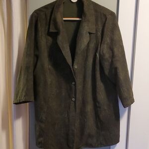 (3 For $20) Penningtons Women's Olive Green Blazer